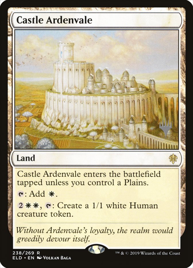 Castle Ardenvale (Promo Pack) [Throne of Eldraine Promos] | Good Games Morley