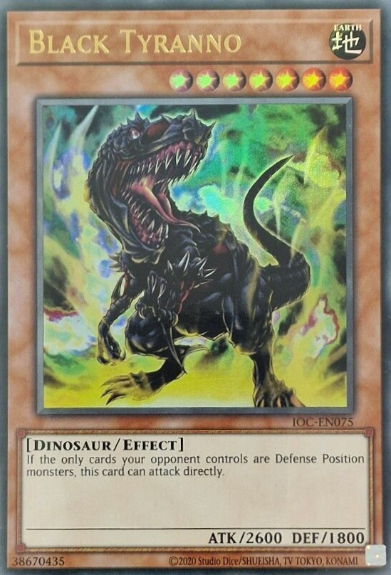 Black Tyranno (25th Anniversary) [IOC-EN075] Ultra Rare | Good Games Morley