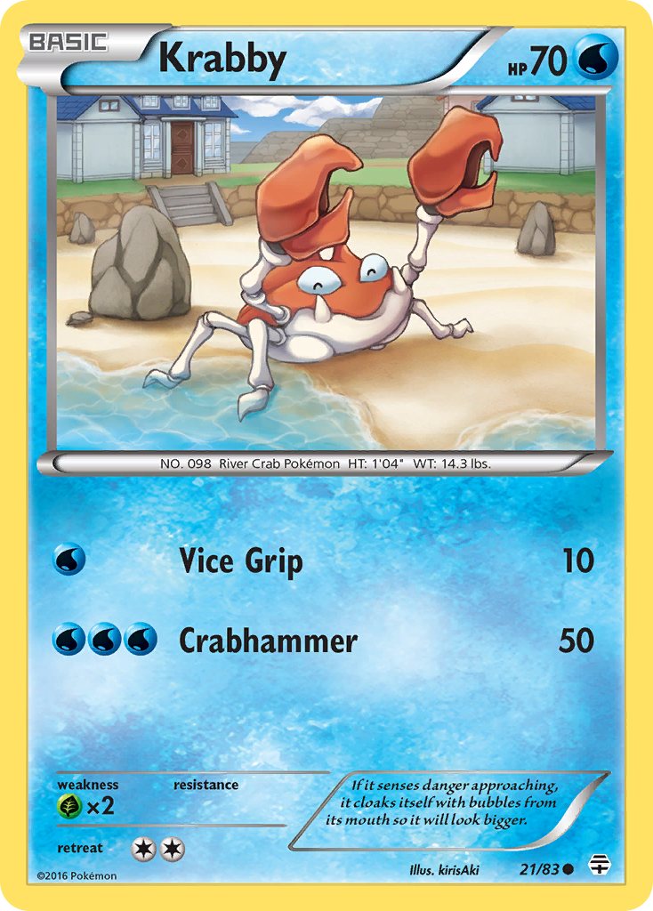 Krabby (21/83) [XY: Generations] | Good Games Morley