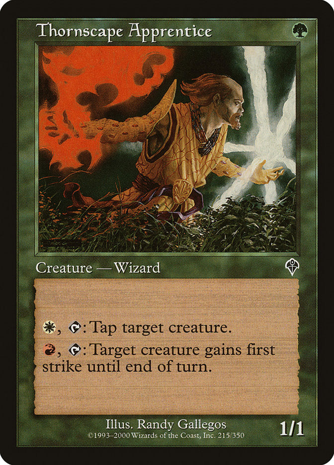 Thornscape Apprentice [Invasion] | Good Games Morley