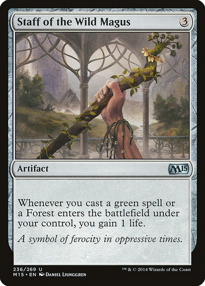Staff of the Wild Magus [Magic 2015] | Good Games Morley
