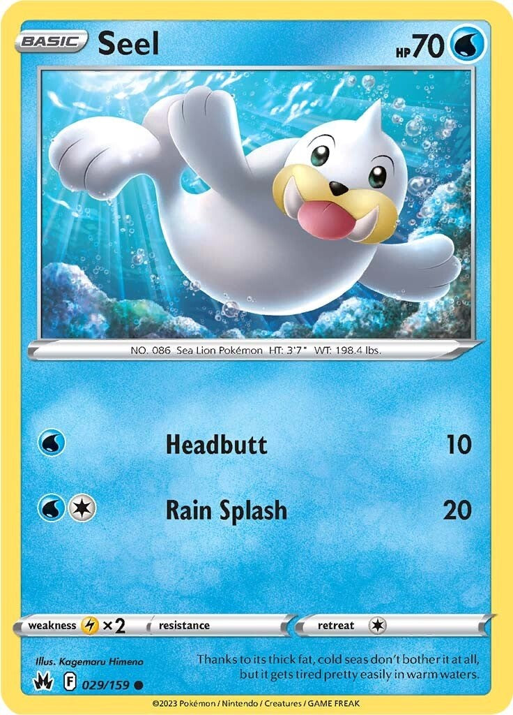 Seel (029/159) [Sword & Shield: Crown Zenith] | Good Games Morley