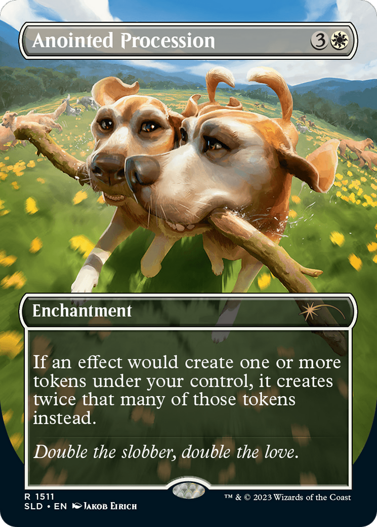 Anointed Procession // Anointed Procession [Secret Lair Commander Deck: Raining Cats and Dogs] | Good Games Morley