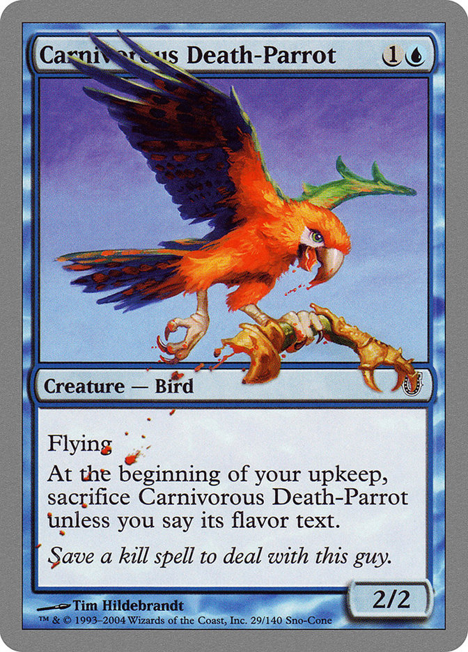 Carnivorous Death-Parrot [Unhinged] | Good Games Morley