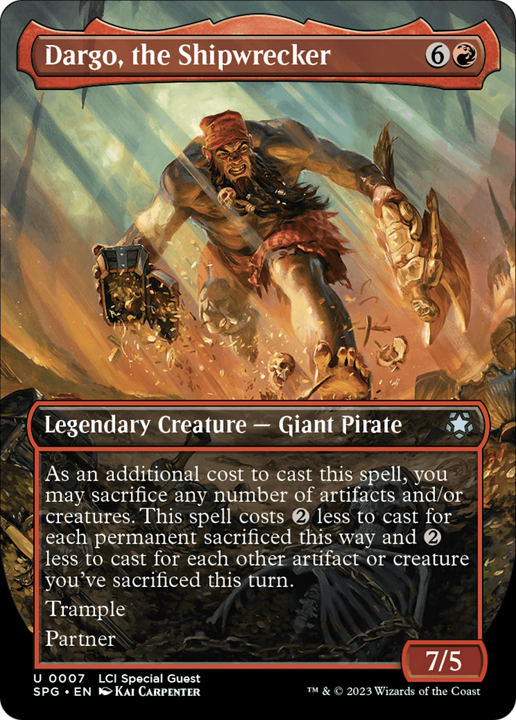 Dargo, the Shipwrecker (Borderless) [The Lost Caverns of Ixalan Special Guests] | Good Games Morley