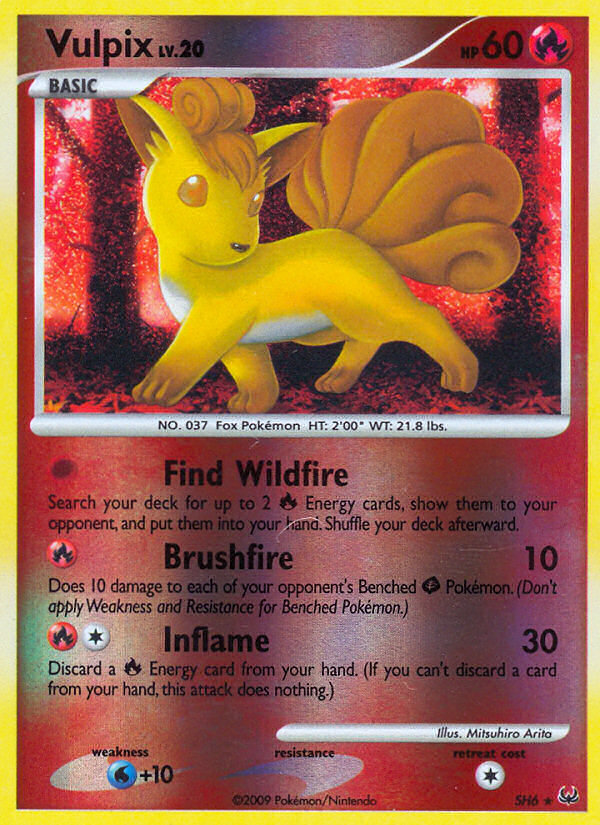 Vulpix (SH6) [Platinum: Base Set] | Good Games Morley