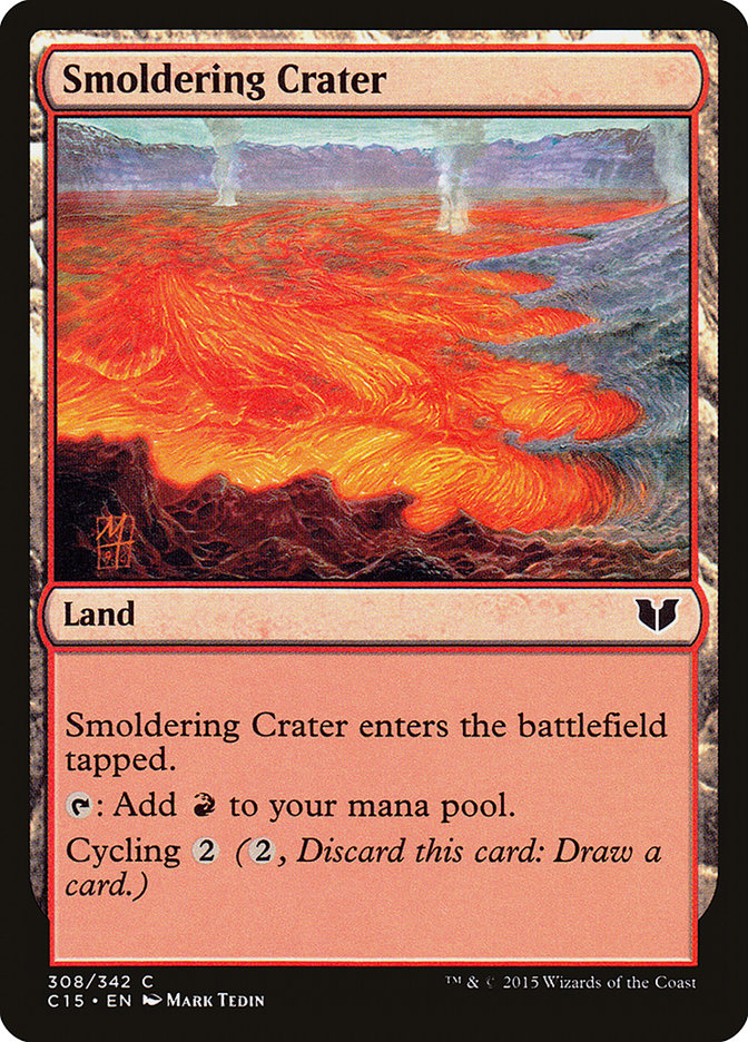 Smoldering Crater [Commander 2015] | Good Games Morley