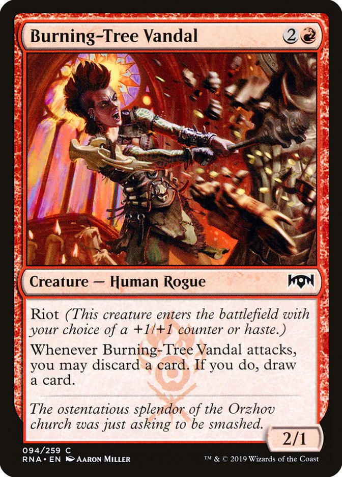 Burning-Tree Vandal [Ravnica Allegiance] | Good Games Morley