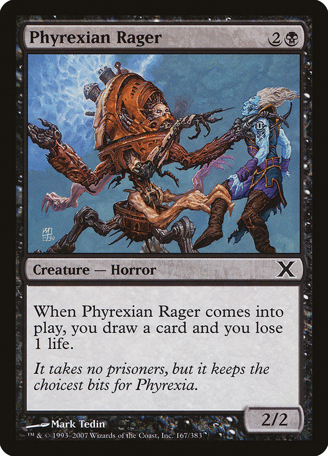 Phyrexian Rager [Tenth Edition] | Good Games Morley