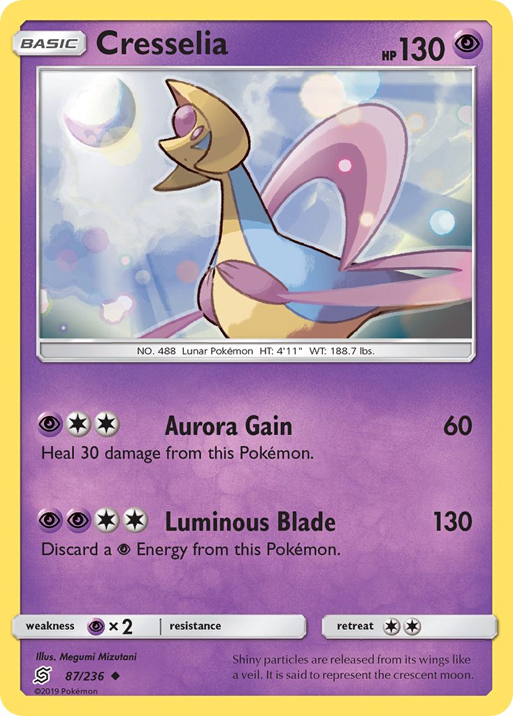 Cresselia (87/236) [Sun & Moon: Unified Minds] | Good Games Morley