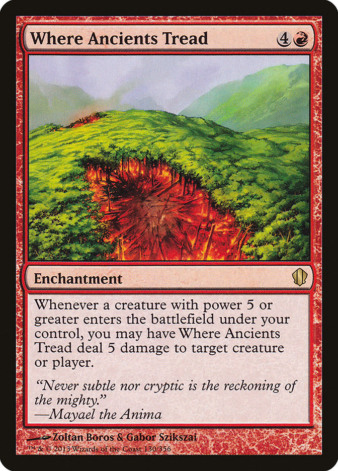 Where Ancients Tread [Commander 2013] | Good Games Morley