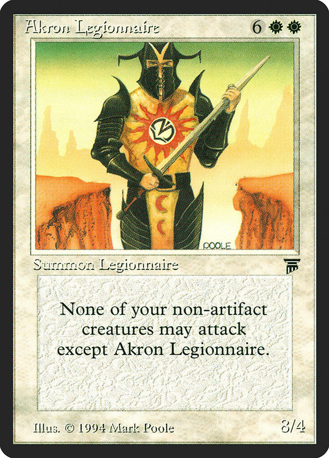 Akron Legionnaire [Legends] | Good Games Morley