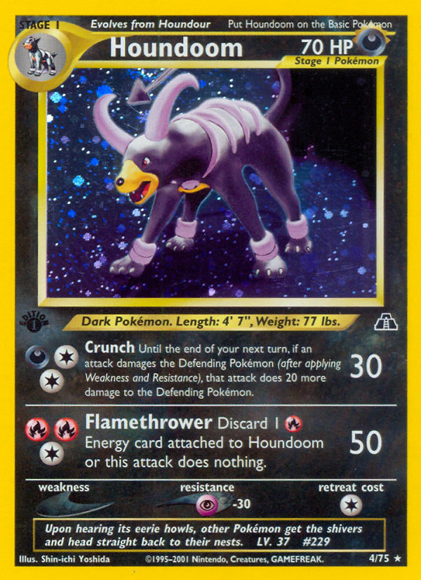 Houndoom (4/75) [Neo Discovery 1st Edition] | Good Games Morley