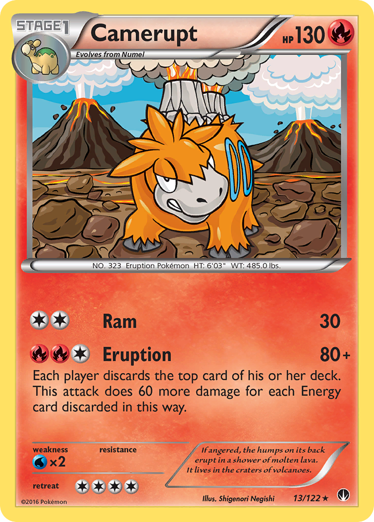 Camerupt (13/122) [XY: BREAKpoint] | Good Games Morley