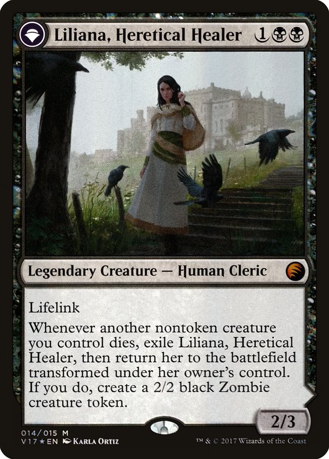 Liliana, Heretical Healer // Liliana, Defiant Necromancer [From the Vault: Transform] | Good Games Morley