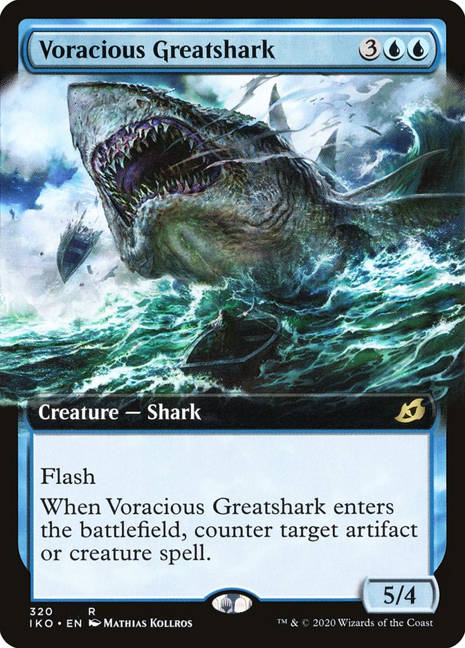 Voracious Greatshark (Extended Art) [Ikoria: Lair of Behemoths] | Good Games Morley