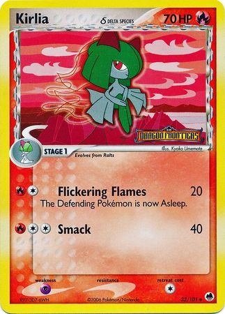 Kirlia (33/101) (Delta Species) (Stamped) [EX: Dragon Frontiers] | Good Games Morley
