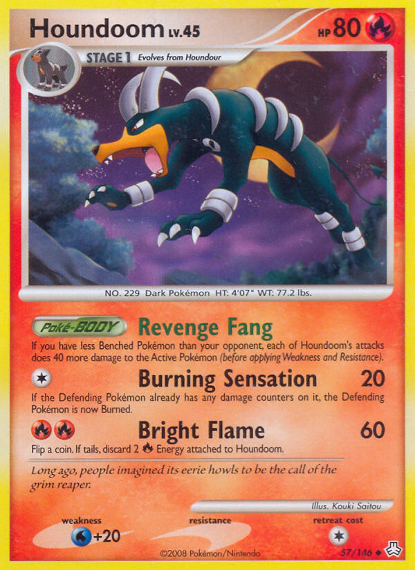 Houndoom (57/146) [Diamond & Pearl: Legends Awakened] | Good Games Morley