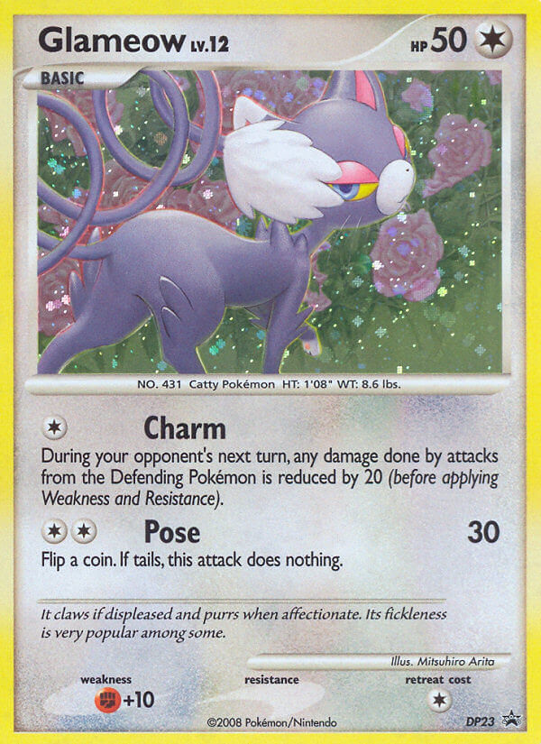 Glameow (DP23) [Diamond & Pearl: Black Star Promos] | Good Games Morley