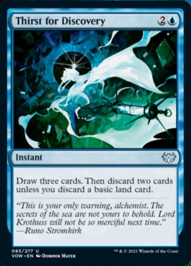 Thirst for Discovery [Innistrad: Crimson Vow] | Good Games Morley