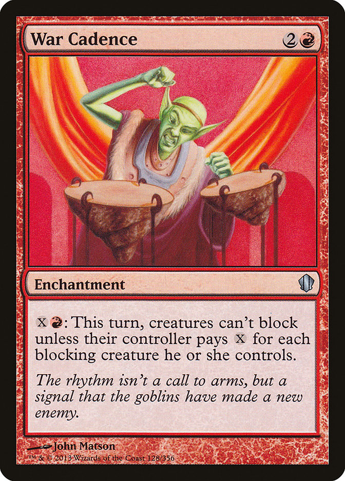 War Cadence [Commander 2013] | Good Games Morley
