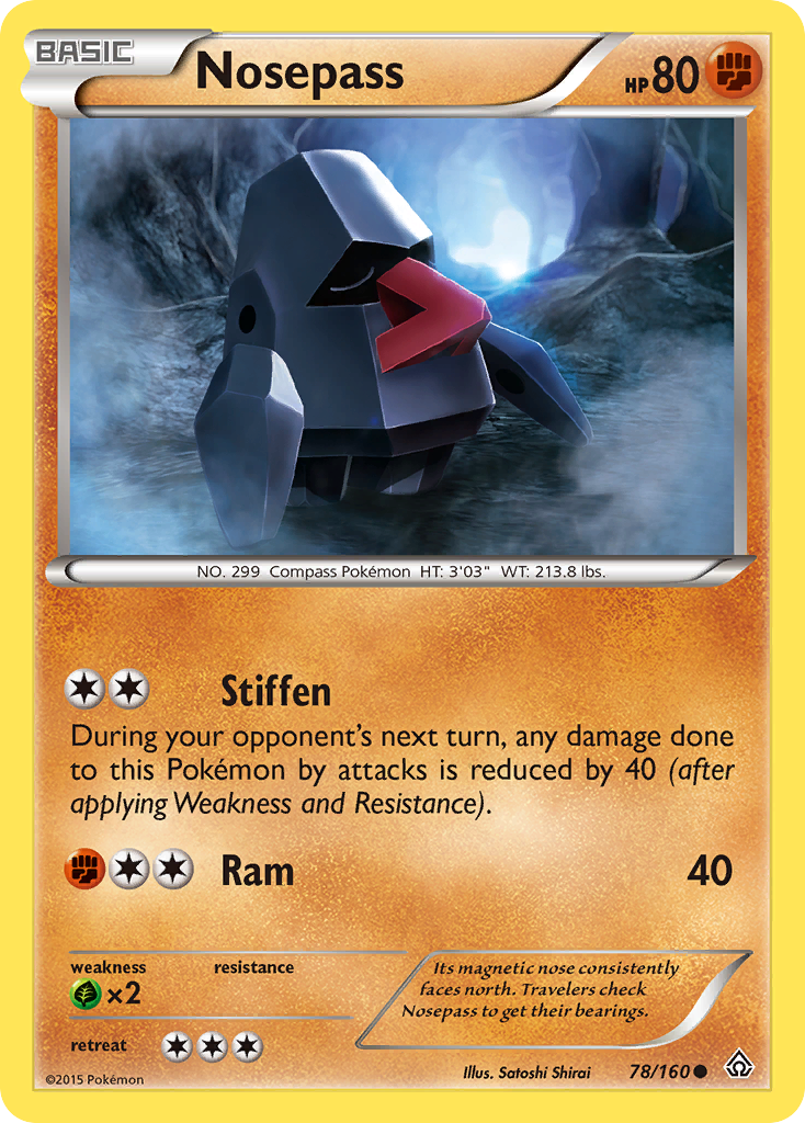 Nosepass (78/160) [XY: Primal Clash] | Good Games Morley