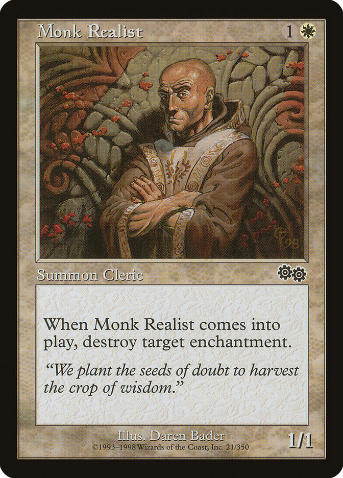 Monk Realist [Urza's Saga] | Good Games Morley