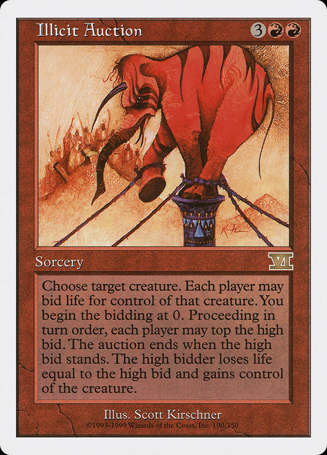 Illicit Auction [Classic Sixth Edition] | Good Games Morley