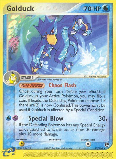 Golduck (17/100) [EX: Sandstorm] | Good Games Morley