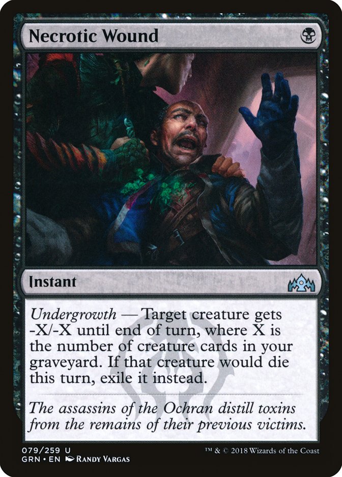 Necrotic Wound [Guilds of Ravnica] | Good Games Morley