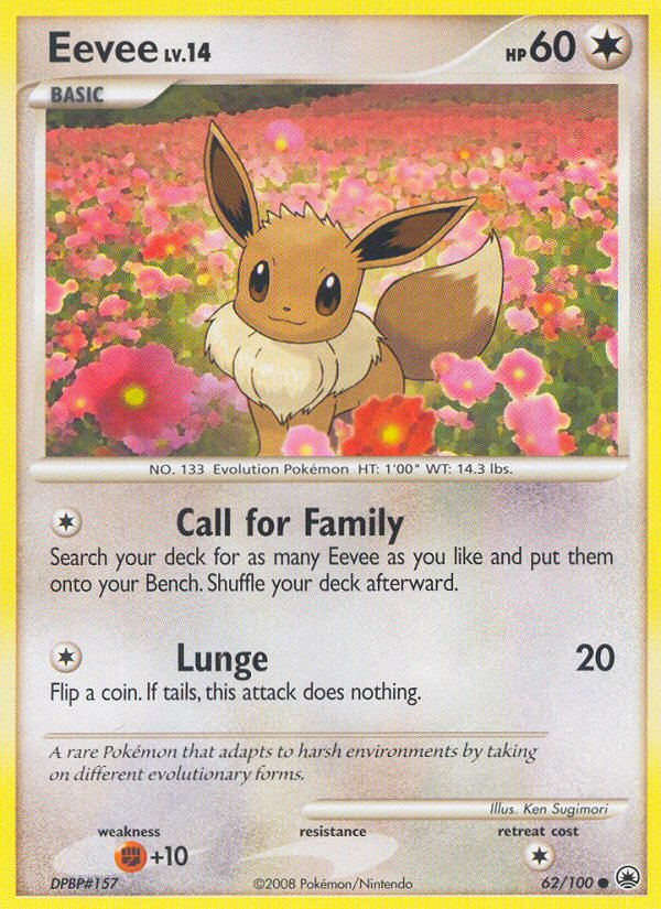 Eevee (62/100) [Diamond & Pearl: Majestic Dawn] | Good Games Morley