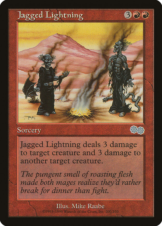 Jagged Lightning [Urza's Saga] | Good Games Morley