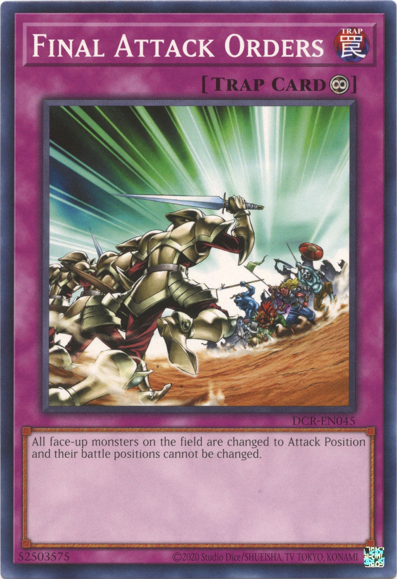 Final Attack Orders (25th Anniversary) [DCR-EN045] Common | Good Games Morley