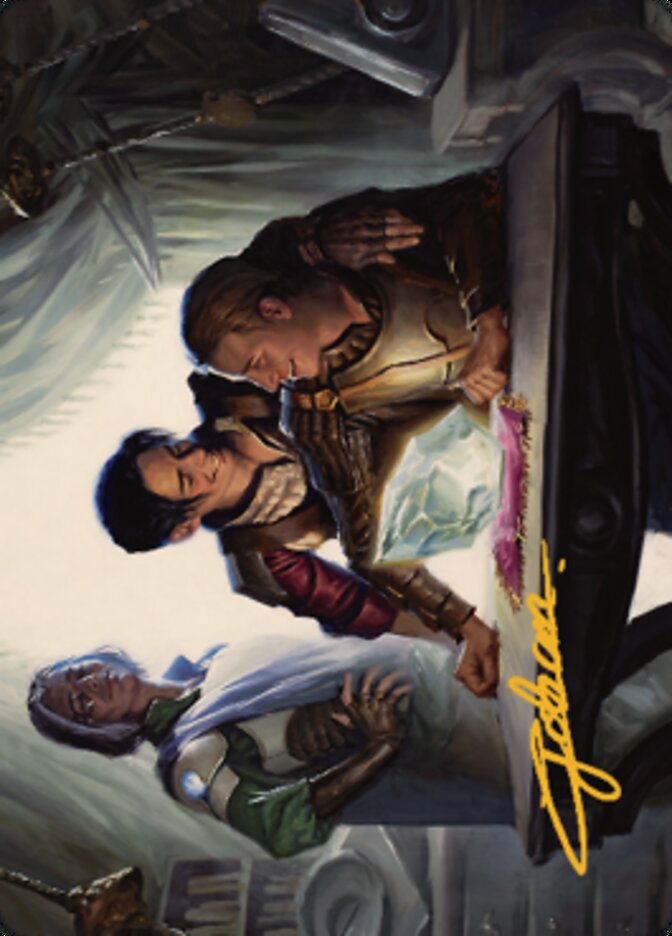 Tocasia's Welcome Art Card (Gold-Stamped Signature) [The Brothers' War Art Series] | Good Games Morley