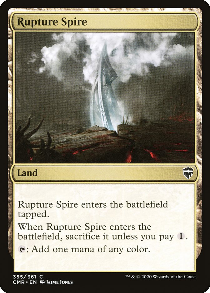 Rupture Spire (355) [Commander Legends] | Good Games Morley
