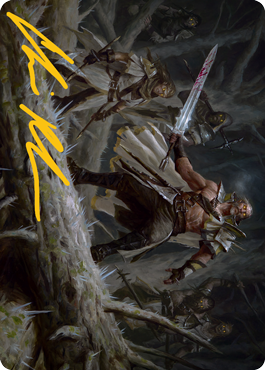 Tovolar, Dire Overlord 1 Art Card (Gold-Stamped Signature) [Innistrad: Midnight Hunt Art Series] | Good Games Morley
