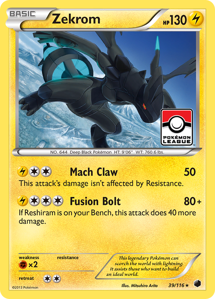 Zekrom (39/116) [Black & White: Plasma Freeze] | Good Games Morley