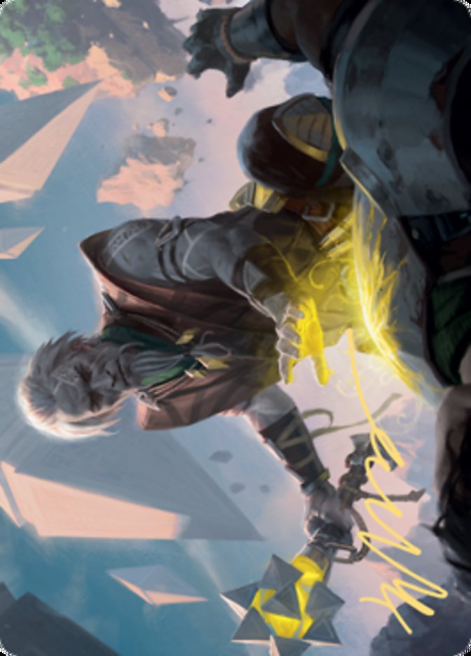 Expedition Healer Art Card (Gold-Stamped Signature) [Zendikar Rising Art Series] | Good Games Morley