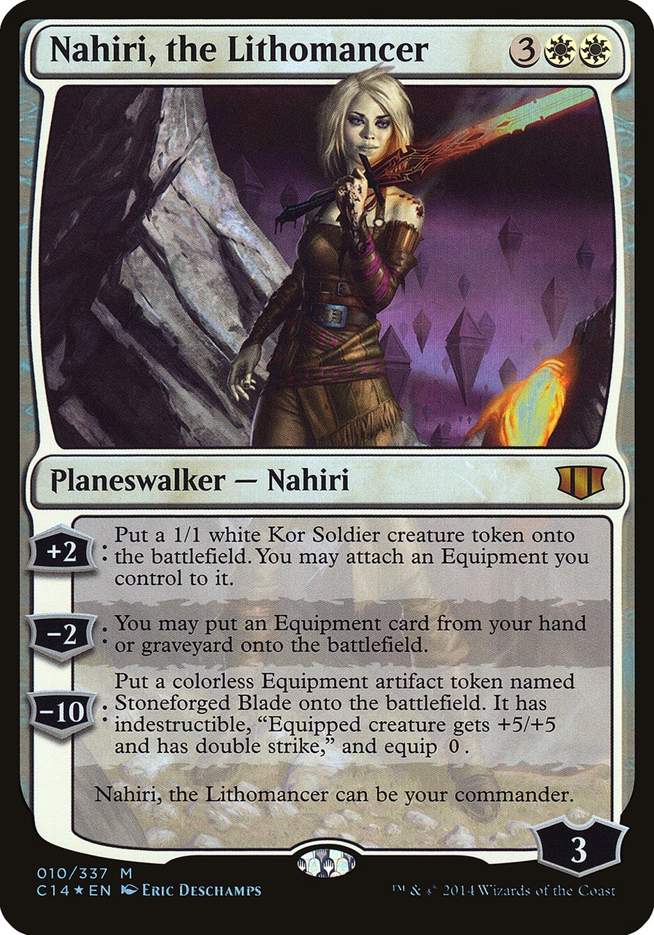 Nahiri, the Lithomancer (Oversized) [Commander 2014 Oversized] | Good Games Morley