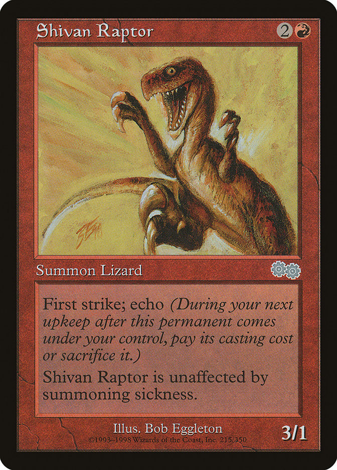 Shivan Raptor [Urza's Saga] | Good Games Morley