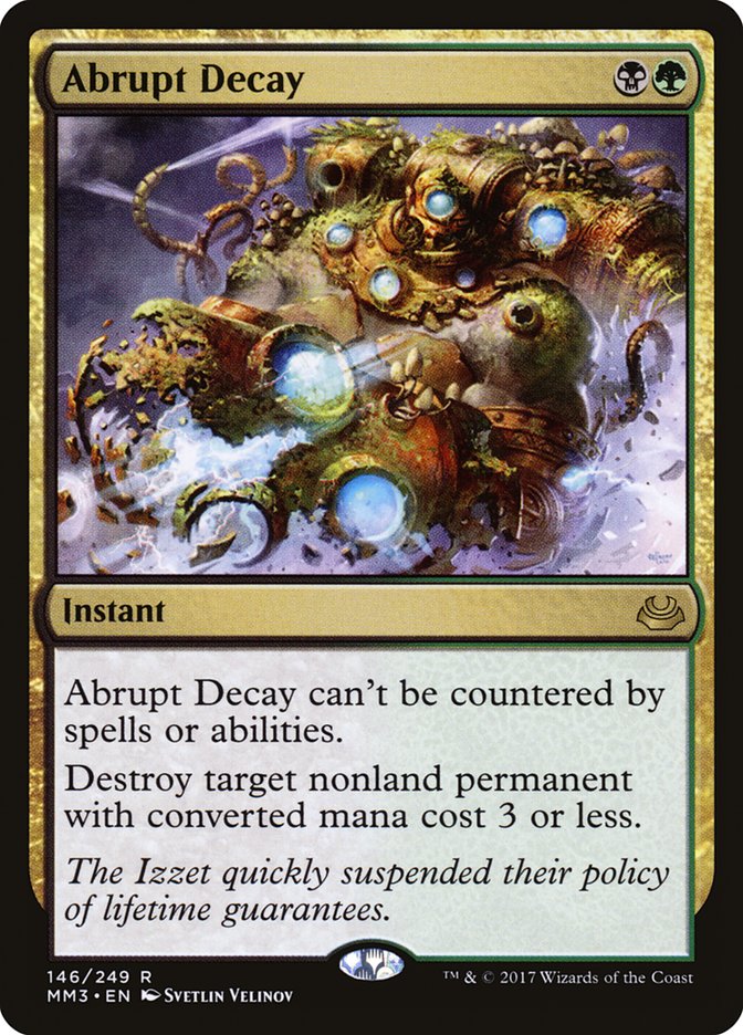 Abrupt Decay [Modern Masters 2017] | Good Games Morley