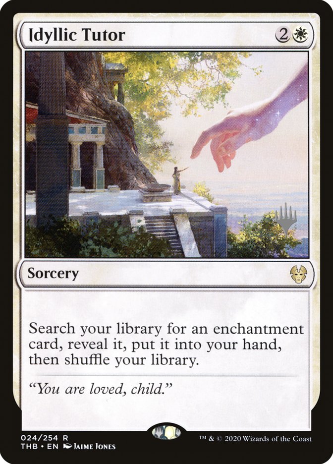 Idyllic Tutor (Promo Pack) [Theros Beyond Death Promos] | Good Games Morley