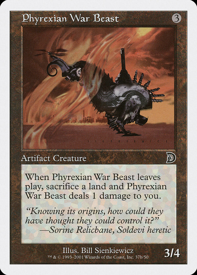 Phyrexian War Beast (Signature on Right) [Deckmasters] | Good Games Morley