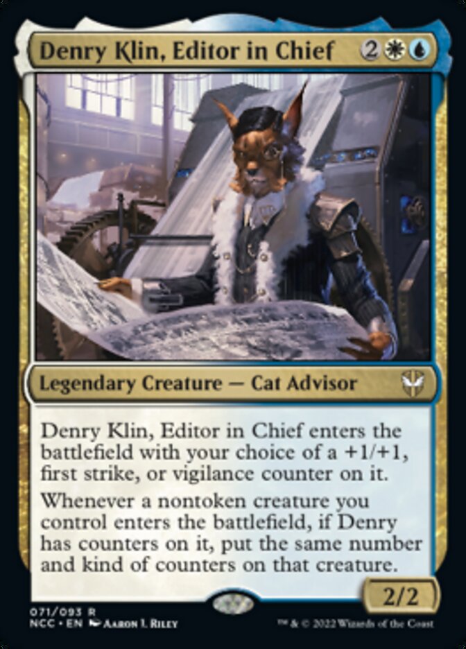 Denry Klin, Editor in Chief [Streets of New Capenna Commander] | Good Games Morley