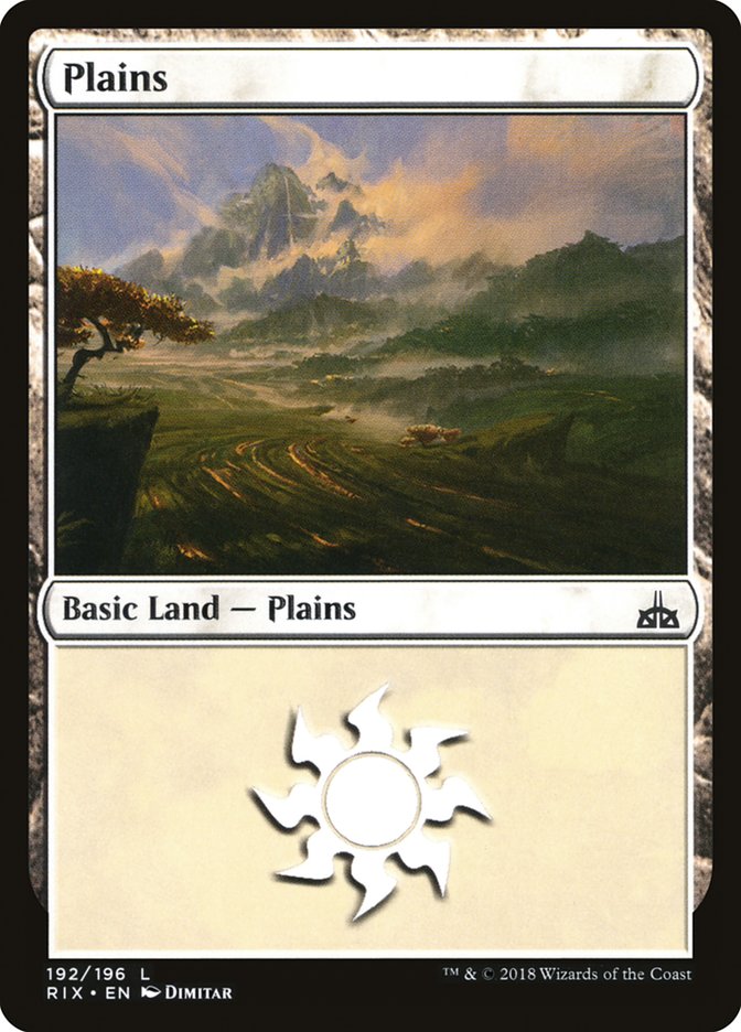Plains (192) [Rivals of Ixalan] | Good Games Morley