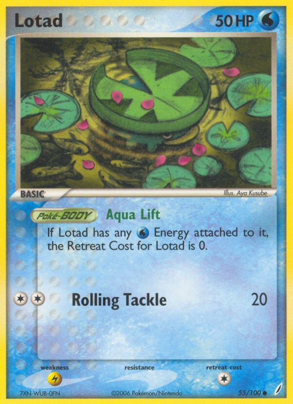 Lotad (55/100) [EX: Crystal Guardians] | Good Games Morley
