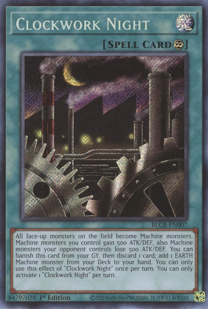 Clockwork Night [BLCR-EN007] Secret Rare | Good Games Morley