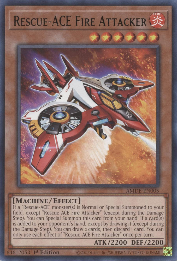 Rescue-ACE Fire Attacker [AMDE-EN005] Rare | Good Games Morley