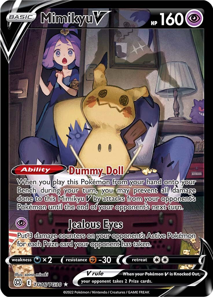 Mimikyu V (TG16/TG30) [Sword & Shield: Brilliant Stars] | Good Games Morley