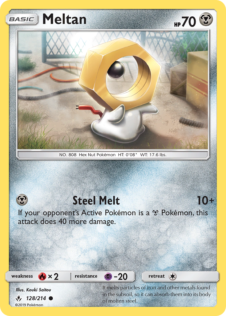 Meltan (128/214) [Sun & Moon: Unbroken Bonds] | Good Games Morley